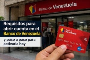 abrir una cuenta en el Banco de Venezuela
