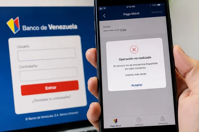 porque no puedo recibir pago móvil del banco de venezuela
